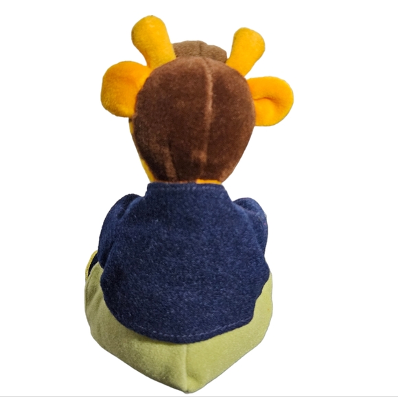 Vintage Geoffrey Giraffe Toys R Us Sitting Plush 6.5" Embroidered Logo Rare - Picture 4 of 8